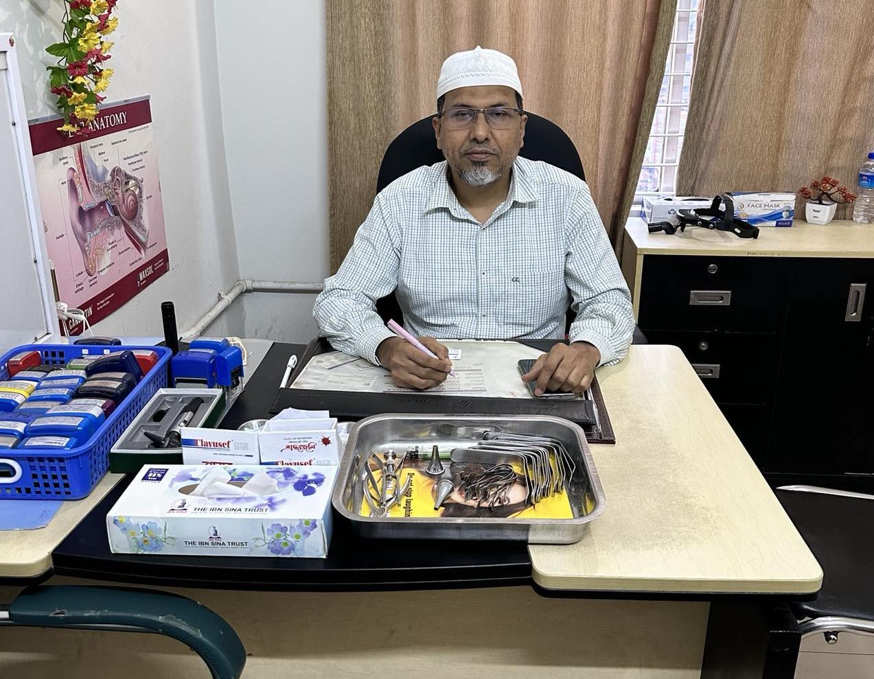 ডাঃ কে. এম. নূরুল আলম, নাক কান গলা ও হেড-নেক ক্যান্সার সার্জন
